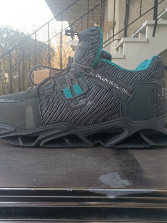 GENTLY USED-STEEL TOE BOOTS-GOOD CONDITION-SIZE 14 main image 5